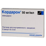 Кордарон р-р в/в 5% 3мл №6