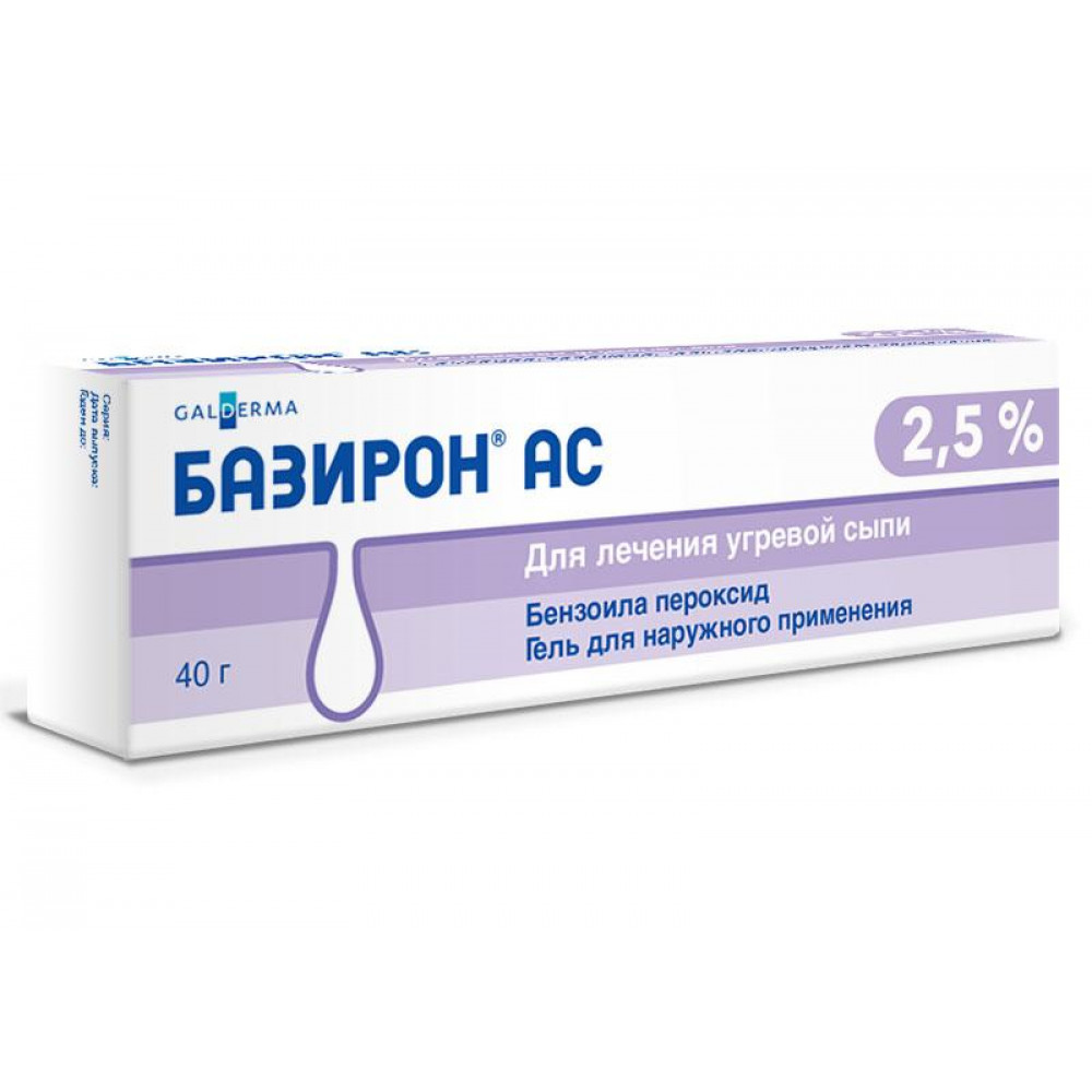 Базирон АС гель 2,5% 40г