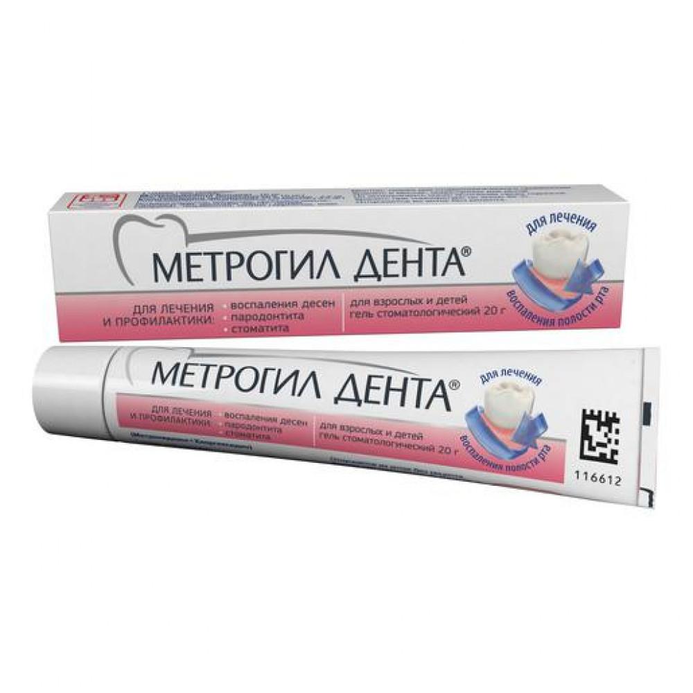 Метрогил Дента гель д/десен 20,0 М